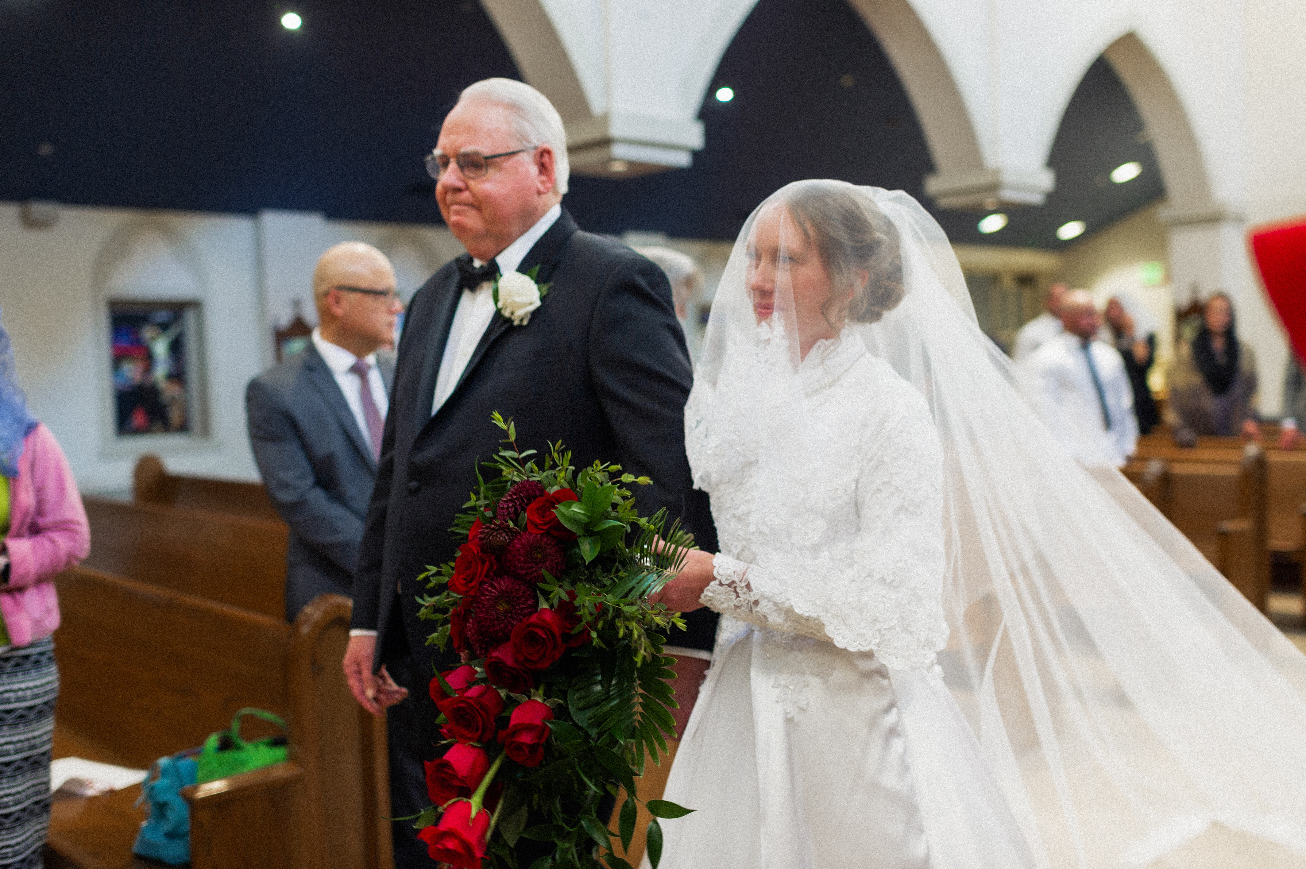 Katherine and Jackson at the ceremony